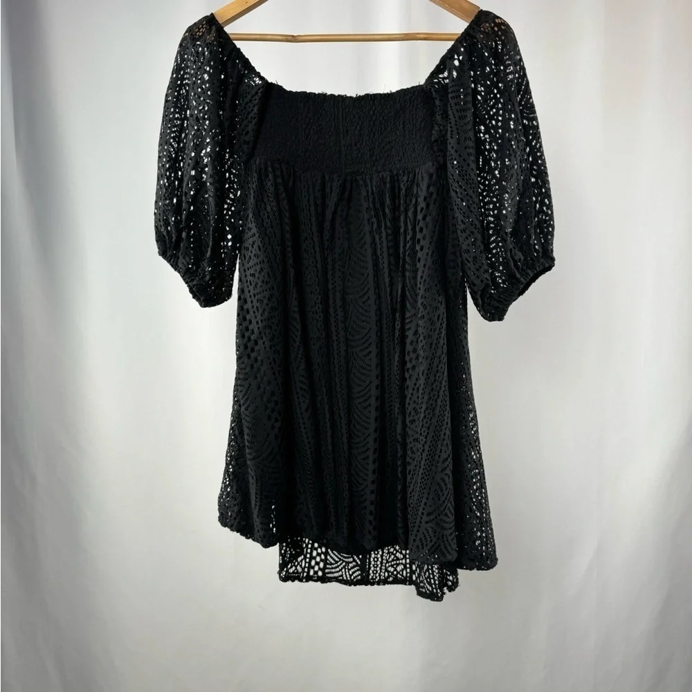 Free People Emmy Lou Mini Dress in Black‎ Size Small - Picture 9 of 11